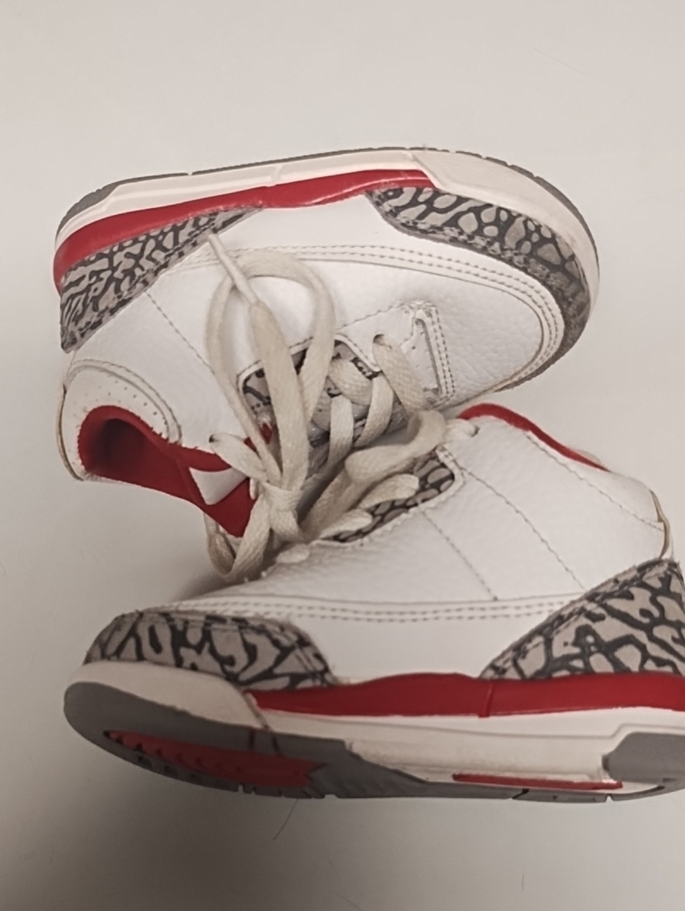 Jordan 3 Retro Cardinal | 6C | White, Light Curry, Cardinal Red, Cement Grey